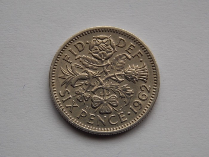 SIX PENCE 1962 GBR