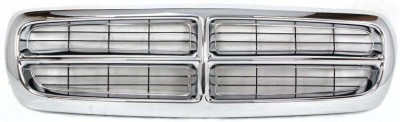 Grila radiator Dodge Dakota, 01.1997-12.2004 Dodge Durango 01.1997-01.2004, crom/negru, 55056092, 316005 foto