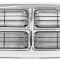 Grila radiator Dodge Dakota, 01.1997-12.2004 Dodge Durango 01.1997-01.2004, crom/negru, 55056092, 316005