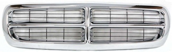 Grila radiator Dodge Dakota, 01.1997-12.2004 Dodge Durango 01.1997-01.2004, crom/negru, 55056092, 316005