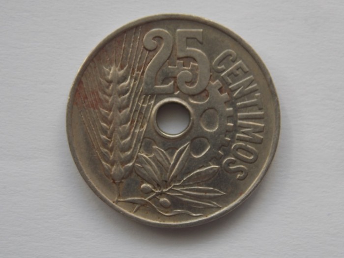 25 CENTIMOS 1934 SPANIA