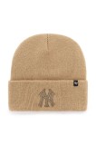 47 brand caciula MLB New York Yankees culoarea bej, B-HYMKR17ACE-KHL
