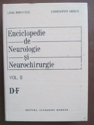 Enciclopedie de neurologie si neurochirurgie vol II foto