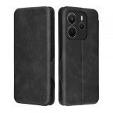Husa pentru Xiaomi Redmi Note 14 4G (Regional), Techsuit, Safe Wallet Plus, Neagra