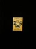 QW9 J 10 - Insigna - tematica industrie - inscriptia Lotru 20 - 1972 - 1992, Romania de la 1950