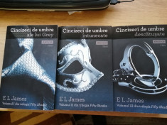Cincizeci de umbre ale lui Grey - toate cele 3 volume - E. L. James foto