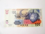 Rara! Africa de Sud 100 Rand 2005 in stare foarte buna,bancnota din imagini la cel mai mic pret