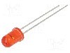 Dioda LED, 5mm, ro&amp;#351;ie, 3000mcd, 8mA, 2,5...15V, OPTOSUPPLY - OSR55133A-VV