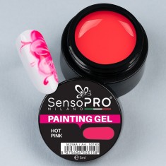 Gel UV Pictura Unghii Hot Pink 5ml, SensoPRO Milano