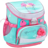 Ghiozdan neechipat Mini-Fit, dimensiune 36 x 28 x 19 cm, motiv Flamingo Love, Belmil