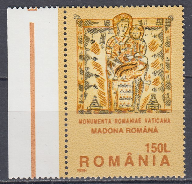 ROMANIA 1996 LP 1421 CRACIUN MADONA ROMANA MNH