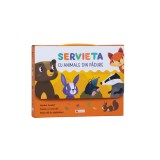 Servieta Cu Animale Din Padure, - Editura Kreativ