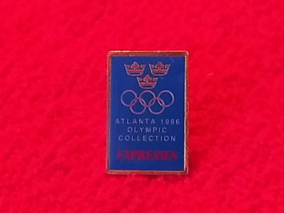 Insigna olimpica - Suedia - Olimpiada Atlanta 1996 foto