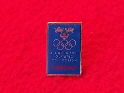 Insigna olimpica - Suedia - Olimpiada Atlanta 1996 foto