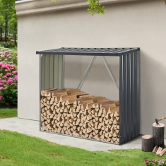 Suport depozitare lemne foc Kalmar 156 x 80 x 152 cm [casa.pro] HausGarden Leisure