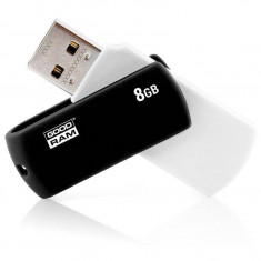 Memorie USB Goodram 8GB USB 2.0 Alb/Negru foto