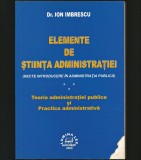 Cumpara ieftin ELEMENTE DE ȘTIINȚA ADMINISTRAȚIEI / INTRODUCERE &Icirc;N ADMIN. PUBLICĂ - IMBRESCU