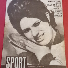 Revista SPORT nr.8/ aprilie 1972