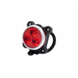 Stop frana pentru bicicleta B-Race Bright, USB, 3 LED, 8 Functii, 20 lm, Pegas