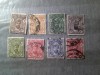 Serie mica Zanzibar 1926 ocupatie britanica Sultan Chali Fabin Harub 8 valori stampilate, Stampilat