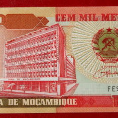 Mozambic 100.000 meticais 1993 UNC necirculata **