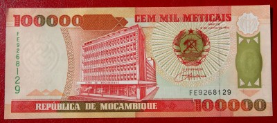Mozambic 100.000 meticais 1993 UNC necirculata ** foto