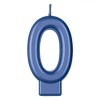 Lum&acirc;nare Petrecere, Metalizat, Culoare Albastru, Număr 0, Oem