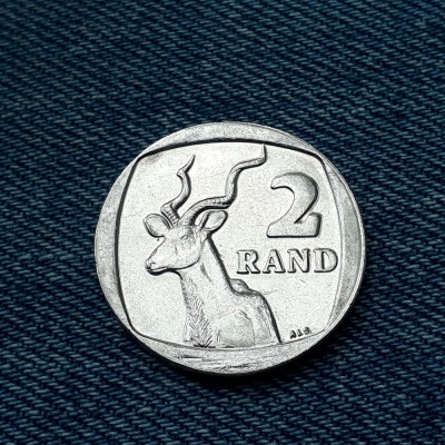 2c - 2 Rand 2003 Africa de sud / an unic de batere foto