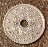 C50 - Moneda foarte veche - Danemarca - 1 coroana / krone - 1998, Europa