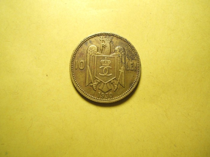 10 LEI 1930 FARA SEMN MONETAR