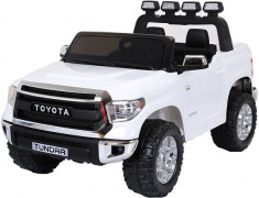 Masinuta electrica pentru copii Toyota Tundra 2x35W pentru 2 copii #Alb foto