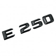 Emblema E 250 Negru, pentru spate portbagaj Mercedes