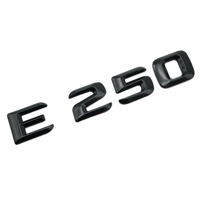 Emblema E 250 Negru, pentru spate portbagaj Mercedes foto