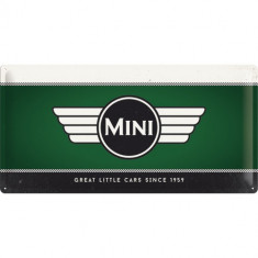 Placa metalica Mini - Logo - 25x50 cm
