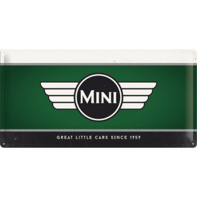 Placa metalica Mini - Logo - 25x50 cm foto