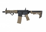 Cumpara ieftin RRA SI SA-E17-L EDGE ASSAULT REPLICA - LIGHT OPS STOCK - HALF-TAN, Specna Arms