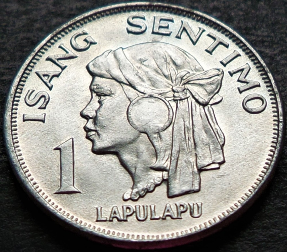 Moneda 1 SENTIMO ISANG - FILIPINE, anul 1968 *cod 2800 = UNC | arhiva ...