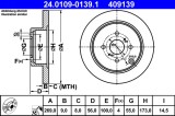 ATE 24.0109-0139.1 Disc frana