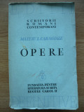 MATEIU I. CARAGIALE - OPERE - 1936