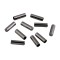 Set 10 terminatii metalice pentru snur Crisalida, diametru 4 mm, 5 x 17 mm, Gri