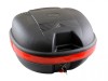 Cutie Moto Revo 38L Negru, Top Case Universal, Placa Prindere Inclusa, Demontare Rapida, 39x45x27cm