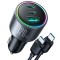 Incarcator Auto Cu Cablu USB-C Joyroom JR-CCN07, 120W, 5A, 1 x USB-A - 2 x USB-C, Negru