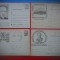 HOPCT LOT 4234 - 4 CARTI POSTALE - PERSONALITATI MEDICALE-DR SCARLAT LONGHIN-DR VICTOR GOMOIU- -NECIRCULATE