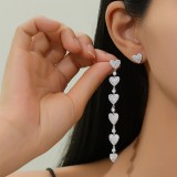 Cumpara ieftin Cercei Argint 925 Placat Rodiu Asimetrici Femei Atcom