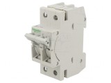 Separator cu Fuzibil 10A pentru Şină DIN 1P
