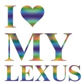 Cumpara ieftin Sticker Lexus I Love My , Autocolant Personalizat pentru Pasionatii de Lexus