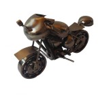 Cumpara ieftin Motocicleta decorativa, Din metal, Negru, 17 cm, 356-3D