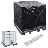 Husa pentru container IBC cu 8 ocheti, 116x100x120 cm GartenMobel Dekor, vidaXL