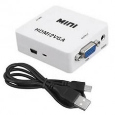 Convertor hdmi la vga foto