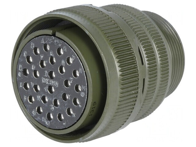 Conector circular din aluminiu 28 MS/DS